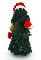Grote swingende kerstboom.