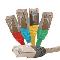 Utp cat 5e kabel rj45 350mhz [UTP Cat 5e Kabel RJ45 1m (Blister)]