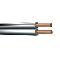 Heavy duty luidspreker kabel [Luidsprekerkabel, 2x 42/0,2, 13 A , wit/
