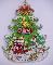 Decoratie borden - kerstboom
