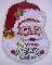 Decoratie borden - kerstman groot 